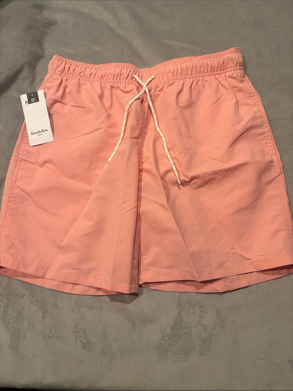 Goodfellow & Co Coral Pink Elastic-Waist Bermuda Shorts